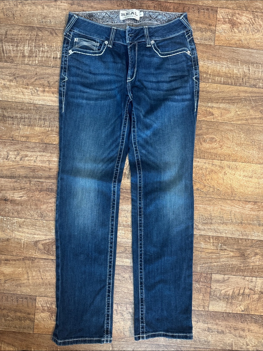 Dark Blue women’s Straight-Leg Jeans